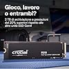 Crucial P310 SSD 2TB PCIe Gen4 NVMe M.2 2280, fino a 7.100 MB/s, Compatibile con Notebook, PC Desktop & Dispositivi Portatili da Gaming, Hard Disk Interno - CT2000P310SSD801