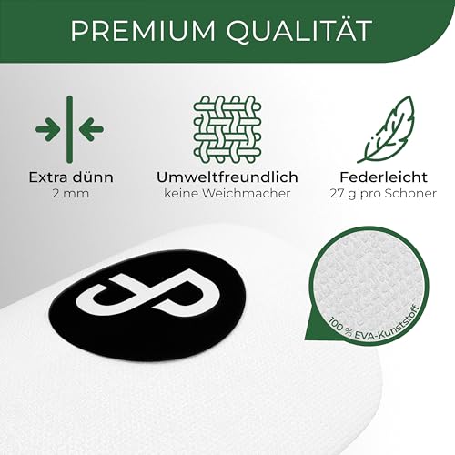 Fußball Schienbeinschoner JDP Premium – Individuell Anpassbar für Herren, Damen und Kinder