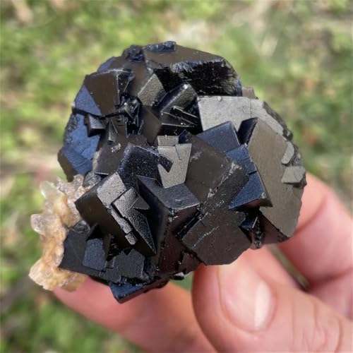 Fluorita negra mineral de 300 g para decorar tu altar de meditación y salón 3