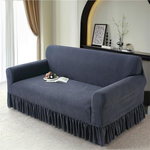 Housse de coussin de canapé extensible jacquard 1 place - 6