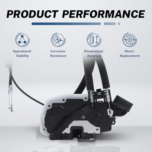 Image of KELOKE Door Lock Latch Actuator Compatible with Nissan Versa 2013 2014 2015 2016 2017, Front Left Driver Side, Replaces# 80501-3BA1A 805013BA1A