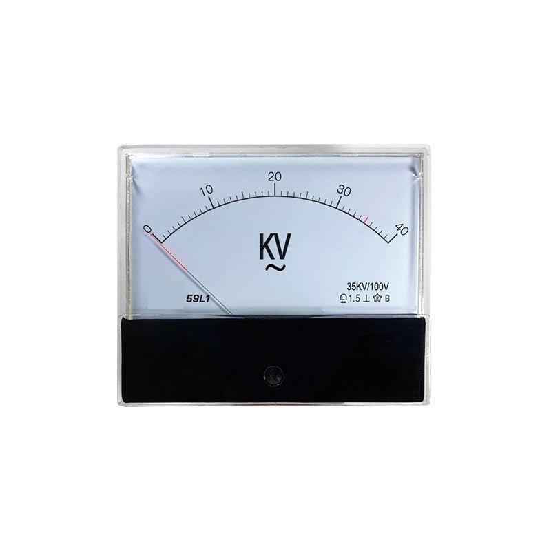 59l1, voltímetro de alto voltaje de CA, medidor de KV de 100 V, 5 kV, 10 kV, 12 kV y 25 kV, 100 x 120 mm de CA(AC 25kV 100V)
