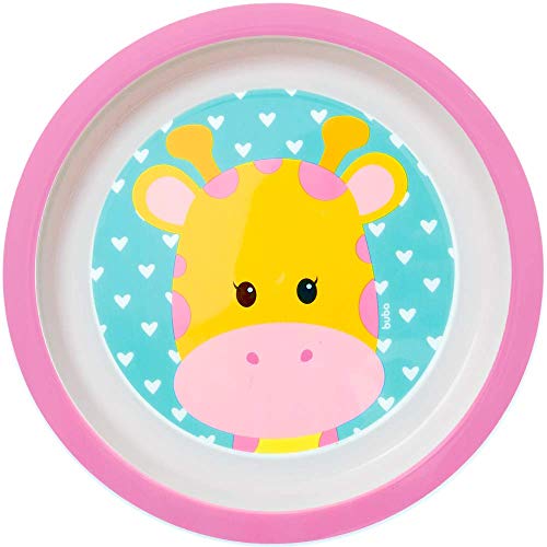 Pratinho Animal Fun - Girafa, Buba, Colorido