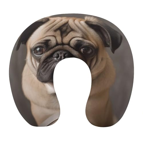 Almohada de espuma viscoelástica para viaje tamaño único miniatura 1