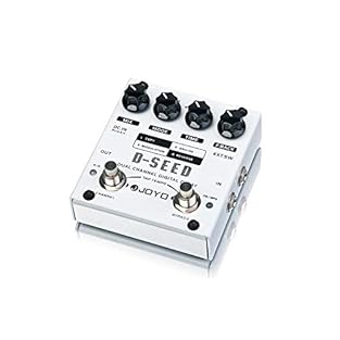 Guitar effect pedal Dual-channel design and the parameters of each channel can be set independently 4 selectable delay mode: copy, analog, reverse and modulation 17 ms - 1000 ms delay time Preset tones: 2 presets