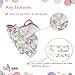Emily Rose 18 Inch Doll Clothes | 4-Piece Floral Print One Piece 18