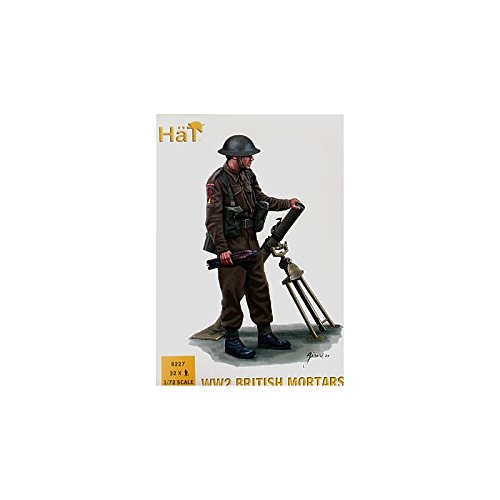 HaT WWII British Mortar Team - 1:72 Plastic Soldier Kit