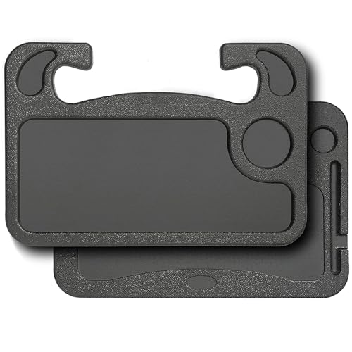 MILIWAN Car Steering Wheel Table Tray Desk 2-in-1 Car Food Table Tray Portable Steering Wheel Desk for Dining Reading Working Notebook Laptop Fits Most Vehicles