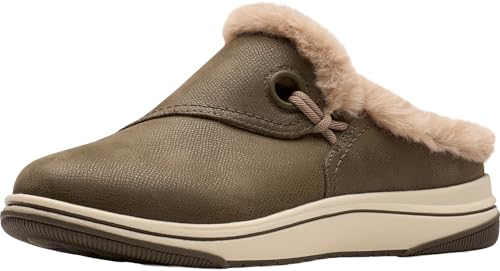 Clarks Clarks Women's Breeze Myth CloudSteppers Clog, Dark Olive, 10