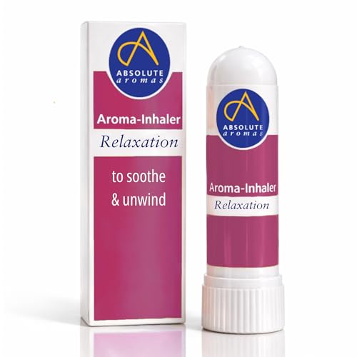 Absolute Aromas Relaxation Aroma Inhaler with 100% Pure, Natural Essential Oils - Lavender, Bergamot and Chamomile - an Instant and Beautiful Aroma to Soothe and Calm.