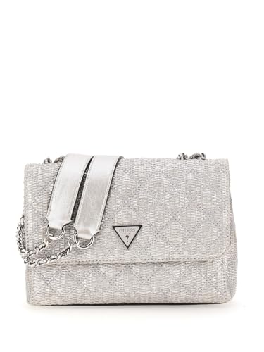 Sac à épaule GUESS Giully II argenté convertible pour femme