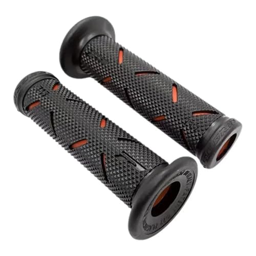 Poignées guidon moto caoutchouc 22mm pour remplacer des pièces usées et éliminer la glisse