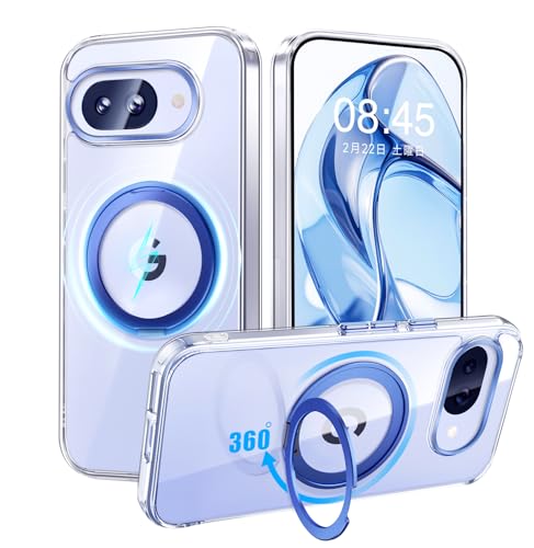 �y�ČRMIL�K�i�EMagsafe�Ή��zGoogle Pixel 9a �p �P�[�X MagSafe�Ή� �����O 360°��]�X�^���h�@�\ �c�����Ή� ���� ���΂ݖh�~ ���C�����X�[�d �����Y�ی� �ϏՌ� �g�уJ�o�[ �O�[�O���s�N�Z��9a �J�o�[ 6.3 �C��