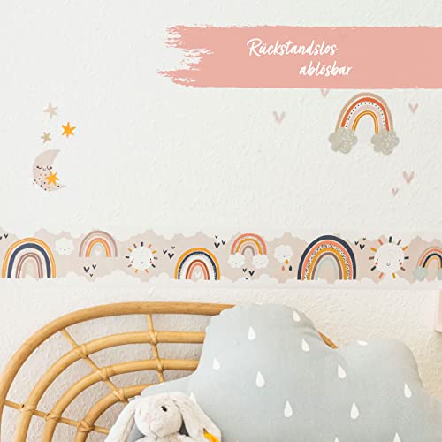 Papierdrachen Rainbow Border for Children's Room, Wallpaper for Beautifying Walls and Theme Rooms - Image 3
