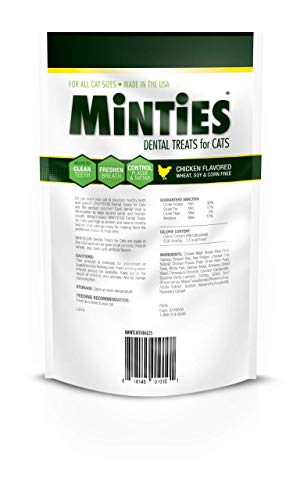 Minties Dental Cat Treats Chicken Flavor 2.5 #TOP1
