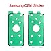 2 Pack Samsung OEM Original Back Rear Cover Battery Cover Sticker Adhesive Glue Tape for Samsung Galaxy S7 G930 (ALL CARRIERS)
