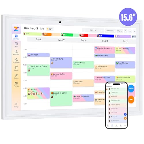 OcePor 15.6-inch Full HD digital calendar
