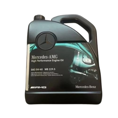 Mercedes-Benz Genuine AMG 0W40 Engine Oil 5L High Performance Synthetic Motor Oil OEM MB 229.5 Specification Superior Protection Efficiency & Reliability A000989650813FCCK