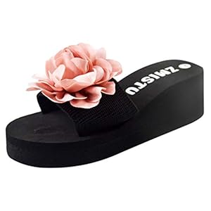 Strandbloem Boheemse vrouwen schoenen sandalen hoofdpagina pantoffels voor vrouwen wiggen buiten vrouwen slippers open schoenen dames 42