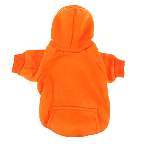 Roupas para cachorros-Casaco quente para animais de estimação Roupas com capuz com bolso para cachor