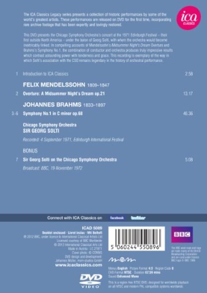(未使用･未開封品)　Legacy: Solti &amp; Chicago Symphony Orch [DVD] [Import] 60wa65s Amazon.co.jp: Legacy: Solti & Chicago Symphony Orch [DVD