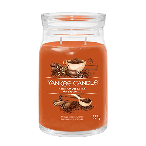 Yankee Candle Signature Scented Candle | Cinnamon Stick Large Jar Candle with Double Wicks | Soy Wax Blend Long Burning Candle | Perfect Gifts for Women