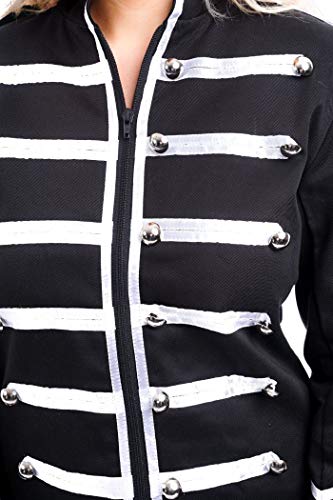 Ro Rox Women's Ladies Steampunk Military Punk Parade Jacket2