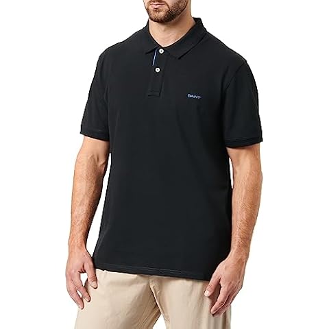 Polo GANT Manches Courtes Noir Cover