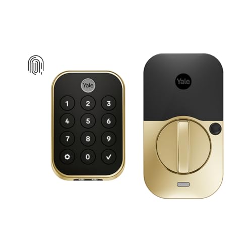 Yale Assure Lock 2 Touch Deadbolt, Lifetime Brass Key-Free Smart Lock with Wi-Fi Connected Keypad and Fingerprint Scanner for Code Entry and Remote Access, YRD430-F-WF1-P05 thumbnail 2