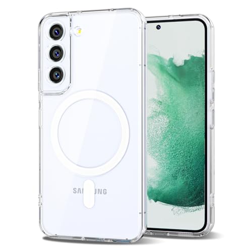 Coque Samsung S22 Plus Magsafe transparente magnétique fine esthétique