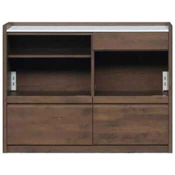 堀田木工 アンアン キッチンカウンター 120cm ウォールナット Amazon | アンアン120カウンター＜堀田木工＞ナチュラル