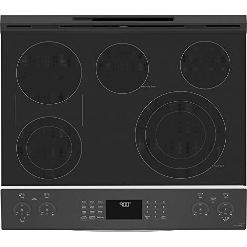 Ge Profile™ 30" Smart Slide-In Electric Convection Fingerprint Resistant Range With No Preheat Air Fry #TOP2
