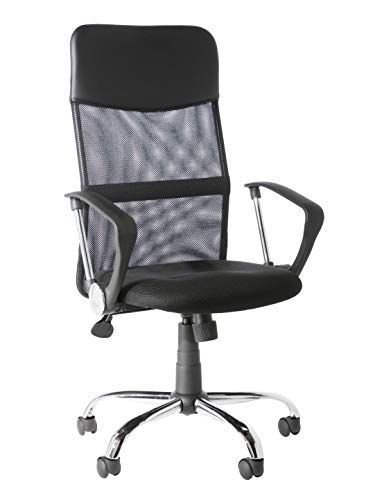 Alphason AOC4087BLK Orlando Orlando Black Mesh Chair Black