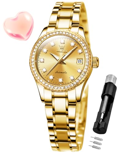 Image of OLEVS Womens Automatic Watch Diamond Fashion Luxury Dress