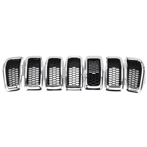 Garniture course pour Jeep Cherokee 2014-2018 avec calandre nid d'abeille noire