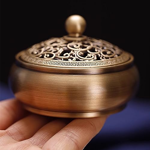 Powder Incense Burner Kit,Chinese Brass Incense Making Kit,Agarwood Incense Burners Set,Incense Ash Mold Tool for Censer.9 Pieces of Set.