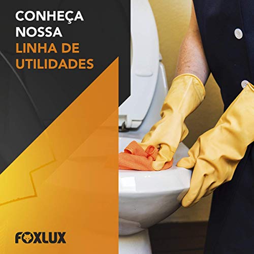 Luva Multiuso Foxlux – Látex – Antiderrapante – Tamanho P – CA 40.342 – Utilização Doméstica e Manut