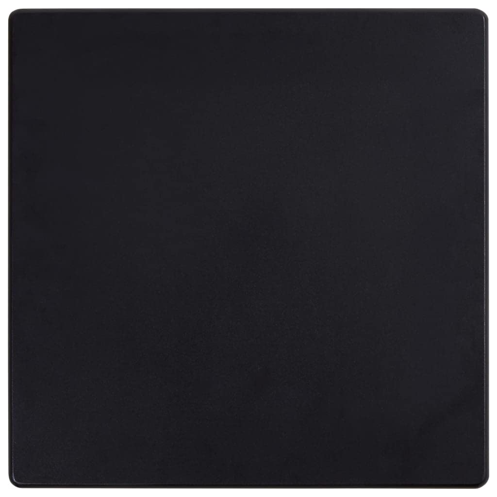 Mesa de bar moderna de 60 x 60 x 111 cm, para cocina y comedor, con tablero de fibra de densidad media resistente y patas de metal estables, color negro