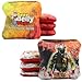 Beer Belly Bags Pro Style Performance Cornhole Bags Tournament Regulation Resin Fill 16 Ounce - Set of 8 Includes Carrying Tote Made in USA (Fireman/Atomic Fire)