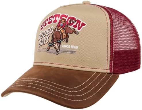 STETSON Heren Baseball Truckercap – 100% Katoen, Maat 54 (Small