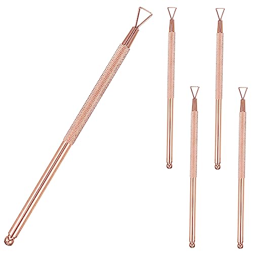 FOMIYES Nail Scraper for Gel Removal Multifunctional Cuticle Pusher Stainless Steel