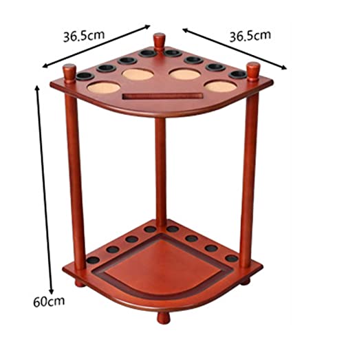 Porte-queues de billard d'angle avec porte-gobelet intégré - 3