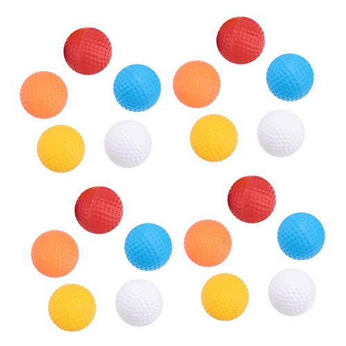 BCOATH 20pcs Golf Training Balls Indoor Practice Golf Balls Practice Light Training