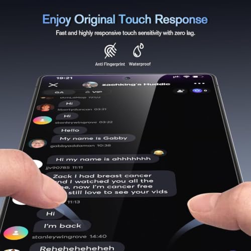 Image of Uyiton Tempered Glass Screen Protector Compatible with Samsung Galaxy S25 Ultra (6.9 Inch) | Pack of 2 | 9H Hardness | Military-Grade Protection | HD Clear | 100% Fingerprint Unlock Compatible | Bubble-Free Installation | Case Friend