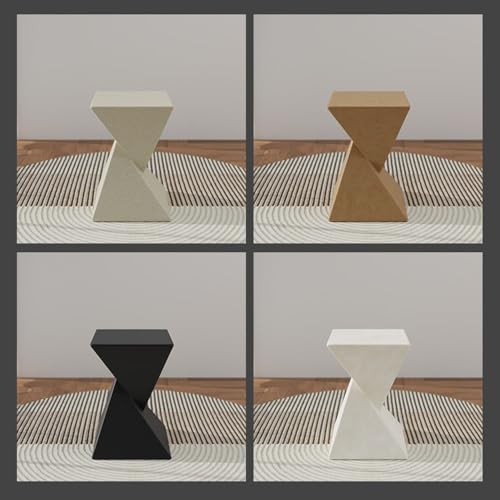 Table basse en ciment blanc pour jardin et terrasses de cafés - 4