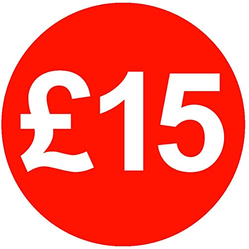 30mm Price Stickers Pack of 500 - Red - £15
