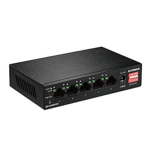 Edimax ES-5104PH Switch a 5 porte Fast Ethernet