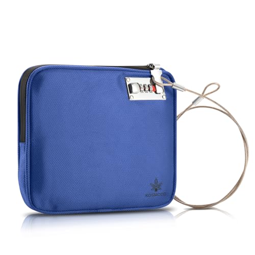 KOSMCCO Anti Theft Beach Locking Bag, Portable Travel Safe, Blue
