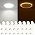 FREELICHT 24 Pack 5/6 Inch LED Can Lights with Night Light, 2700K/3000K/4000K/5000K/6000K Selectable Flat Retrofit Recessed Lighting, 10W=110W, 1000LM, Dimmable - ETL & FCC