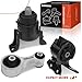 A-Premium 3PCS Front Engine Motor Mount and Rear Torque Strut Mount Set Compatible with Mazda 6 2003 2004 2005 2006 2007 2008 L4 2.3L, FWD, Replace# GK2E39060D, GK2A3904XB